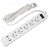Сетевой фильтр Uniel S-GSR5-3 U2C1 WHITE/GREY UL-00012109 100_100_3095141